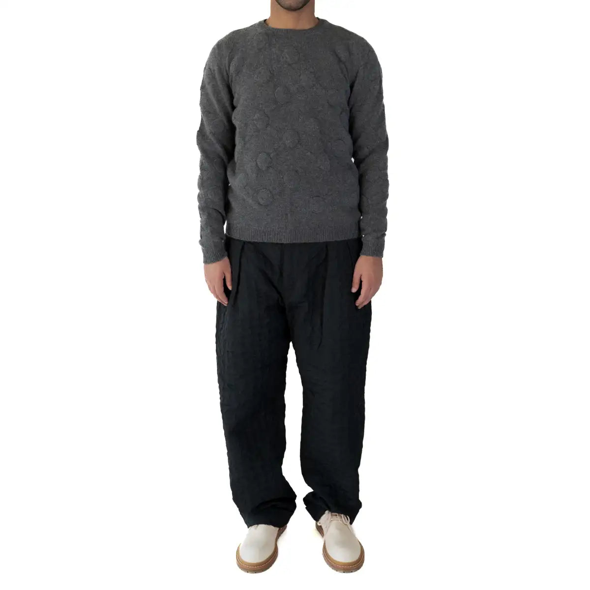 Christopher Kane Grey 3D Molecule Crew Neck Jumper