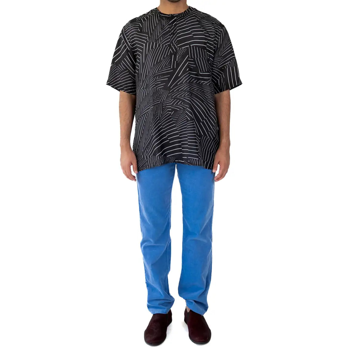 Christopher Kane Silk Collarless Shirt