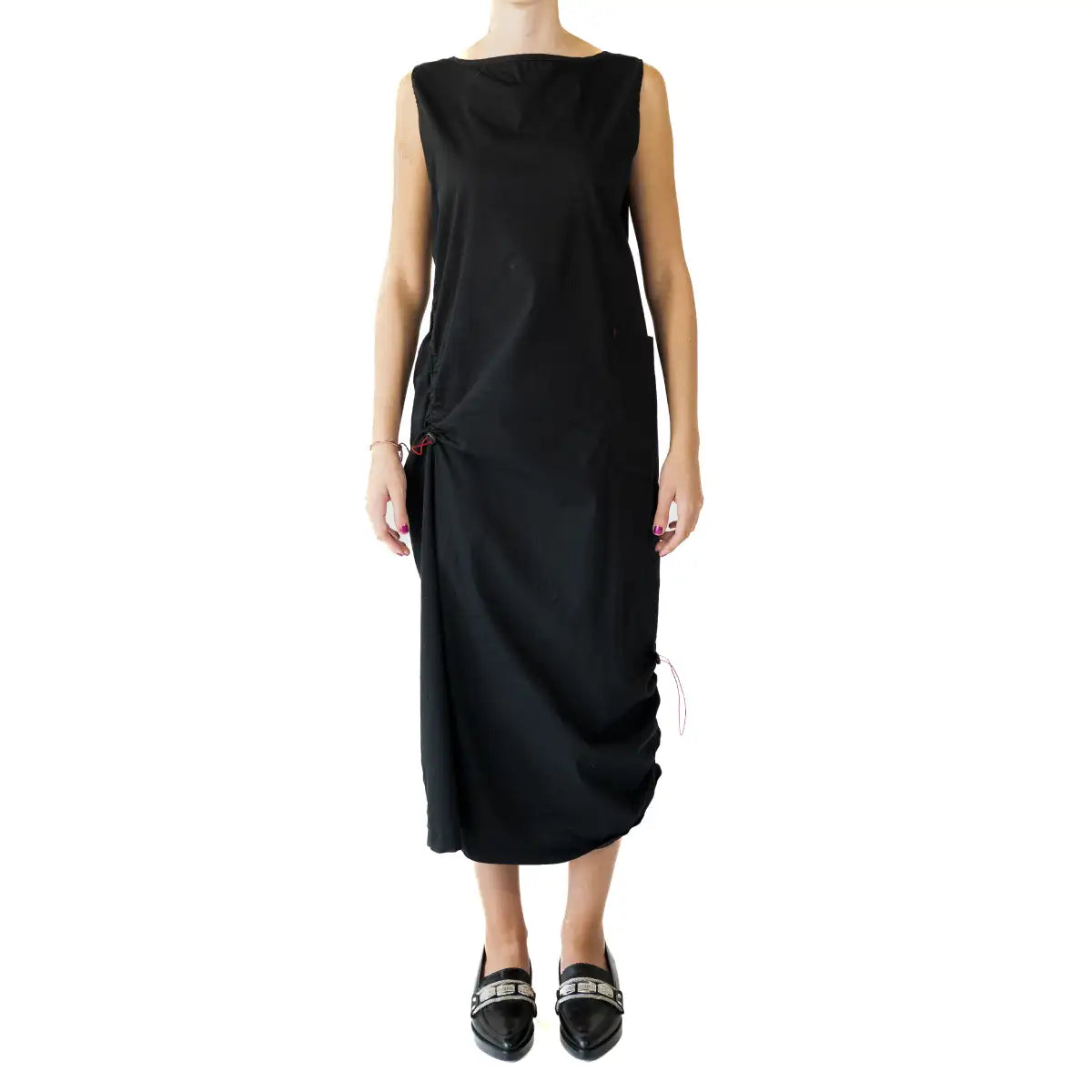 Cop Copine Sleeveless Bungee Cord Dress