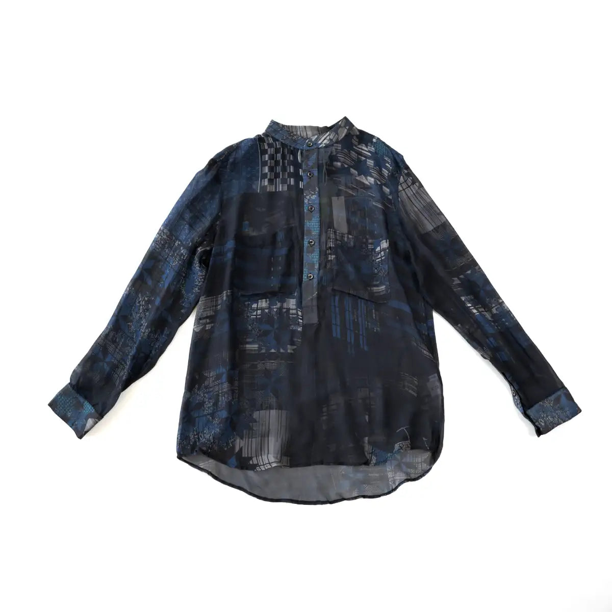 James Long Print Sheer Shirt