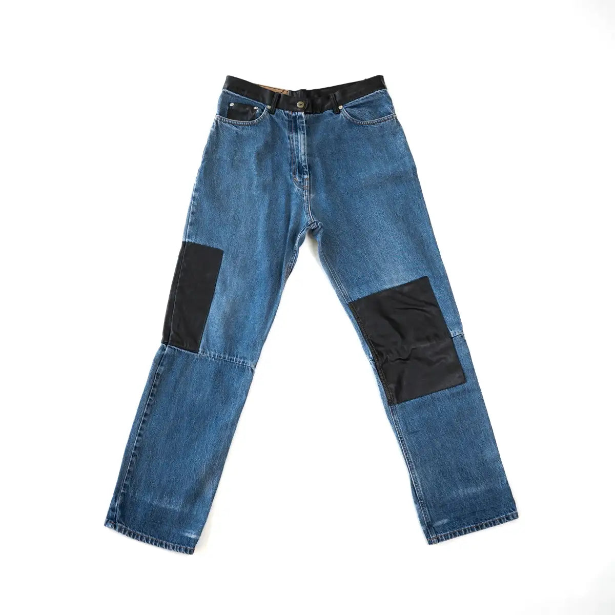McQ Jeans with Faux Leather Patches