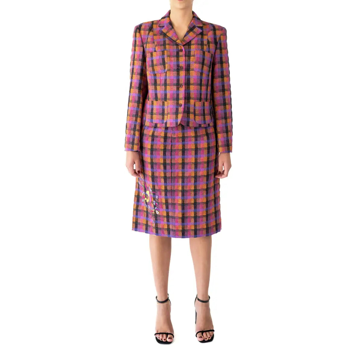 Vintage Christian Lacroix Bazaar Skirt Suit