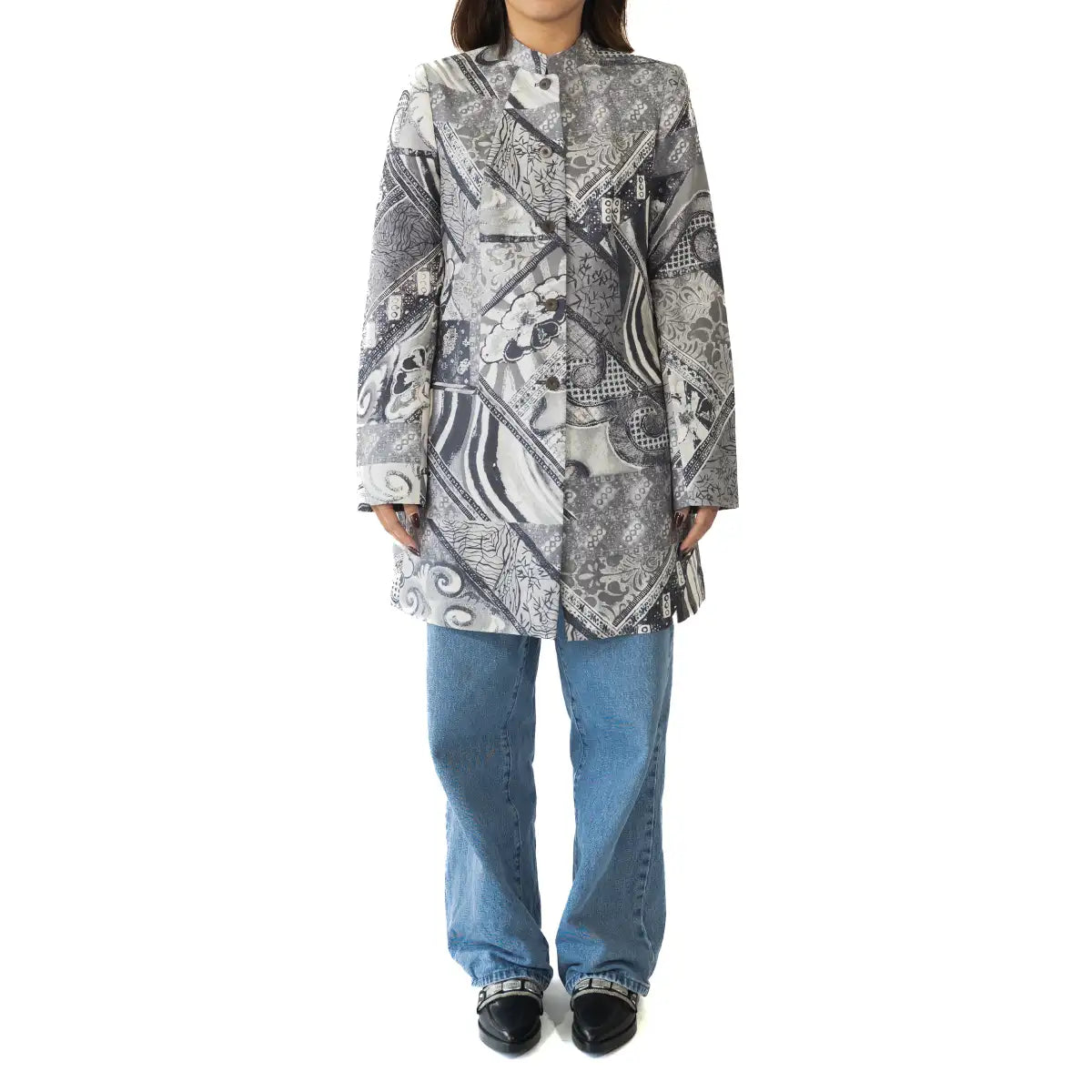 Vintage Kenzo Jungle Silk Printed Jacket